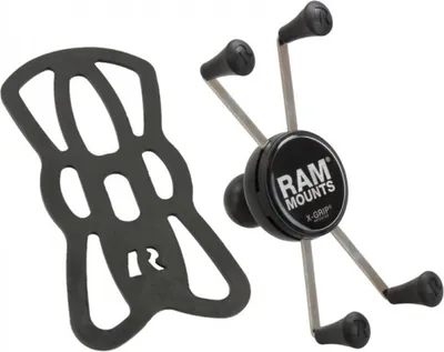 Immagine prodotto di RAM Mounts X-Grip supporto universale per telefoni di grandi dimensioni con perno a sfera da 1", RAM-HOL-UN10BU