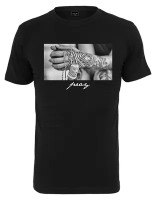 Produktbild von Mister Tee - "Pray 2.0" T-Shirt für Herren TN1872 (4XL) (Schwarz)