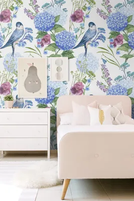 Produktbild von Coloray Fototapete 360x250 cm Latextapete Magicstick - Birds Blumen