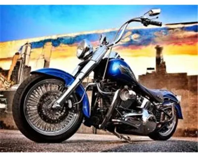 Zdjęcie produktu dla PRACHT Malowanie diamentowe Harley 50 x 40 cm