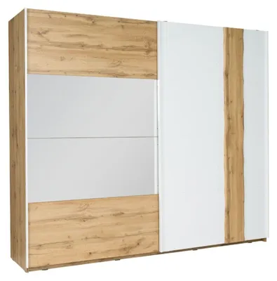 Produktbild von Meublorama DS-MK-WOOD-12-*6C/219KG, 8 Regale, 2 Tür(en), Braun, MDF-Platten, 660 mm, 2500 mm