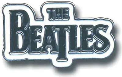Produktbild von The Beatles Black Drop T Logo Badge 27 x 15 mm