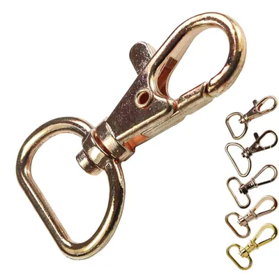 1 Bolzen-Karabiner Karabinerhaken rosegold 20x43 mm