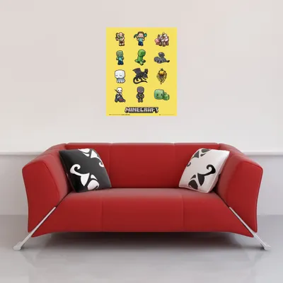 Obrázek produktu pro Minecraft - Miniplakát - Postavy + 1 plakát o velikosti 61x91,5 cm