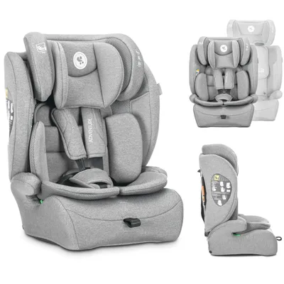 Produktbild von Kindersitz i-Size 76-150 cm mit Fahrzeuggurt verstellbarer Kopfstütze und Seitenaufprallschutz Lorelli Adventure