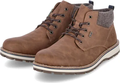 Zdjęcie produktu dla Rieker buty zimowe męskie sztuczna skóra brązowy rozmiar: 46
