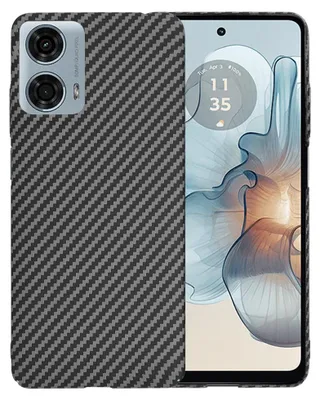 Produktbild von Techsuit Carbonite FiberShell Back Cover Hülle für Motorola Moto G24 Power - Schwarz