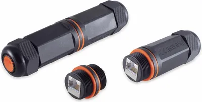 Image de S-CONN maximum connectivity Adaptateur réseau-Connecteur de câble patch RJ45, CAT 6A, IP67, Outdoor