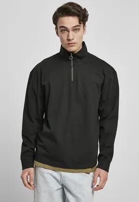 Produktbild von Urban Classics Herren Baumwoll Sweatshirt Schwarz S Troyer Oversize Passform