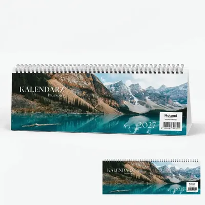 Produktbild von Tischkalender 2027, wochenweise, liegend – saisonal