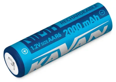 Immagine prodotto di Batterie AA ricaricabili NiMH KAVAN, 1,2V, 2000mAh