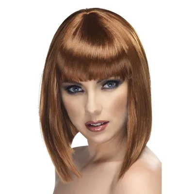 Produktbild von Smiffys PERUECKE GLAM BRAUN BRAUN