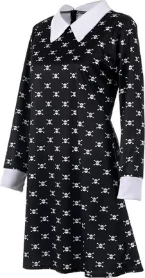 Obrázok produktu pre Verk 26119 Detský kostým Wednesday 125 - 135 cm, čierny