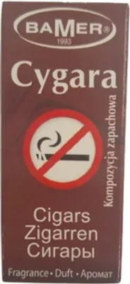 Obrázek produktu pro BAMER | Vonný olej ve skleněné lahvičce 7 ml - Proti tabáku - Vůně do pokoje a aromaterapie - Ideální pro vonné tyčinky, masážní přísady