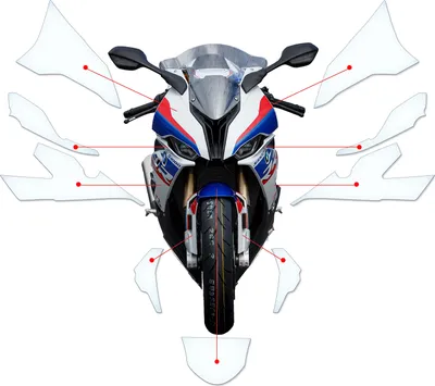 Produktbild von Lackschutzfolie Steinschlagschutz passend für BMW S1000RR 2019+