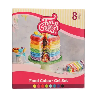 Produktbild von FunCakes Essbare Farbstoffe Gel Set/8