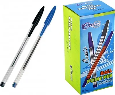 Image de Stylo à bille, lot de 50, bleu | AO1E.3078.30