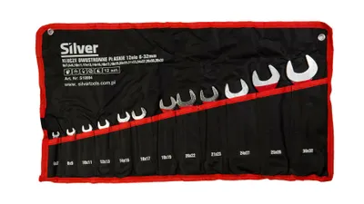 Obrázok produktu pre ELMAX | Dvojitá sada kľúčov s otvoreným koncom, 12-dielna, 6-32 mm, CrV oceľ, sada kľúčov s otvoreným koncom, rolovacie puzdro