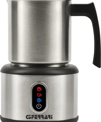 Immagine prodotto di G3 Ferrari G10198 montalatte e scaldalatte Automatico Nero, Acciaio inox