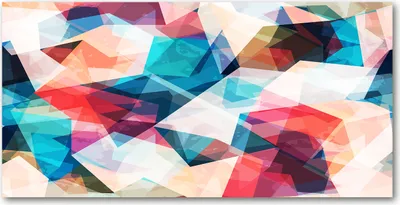 Produktbild von Tulup Glas-Bild -140x70- Wandkunst Dekorative Wand für Küche & Wohnzimmer - Kunst: modern & klassisch - Abstrakte Mosaik - Mehrfarbig