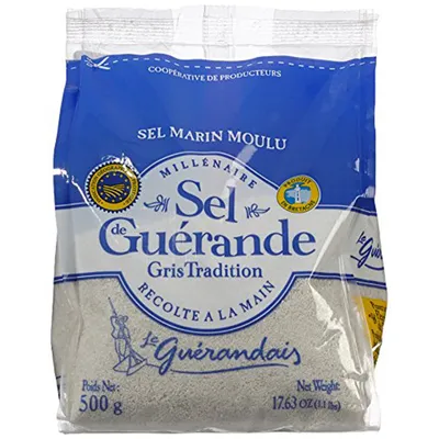 Obrázok produktu pre Sel Guerande jemná prírodná morská soľ Gris Tradition 500g