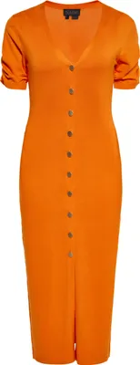 Image de Robe NAEMI pour femmes - orange, L