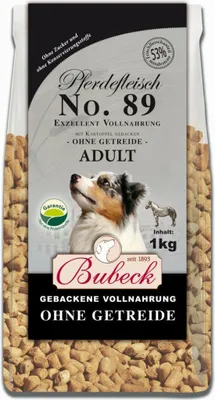 Zdjęcie produktu dla Bubeck pełnowartościowe pieczone mięso końskie i ziemniaki 1kg