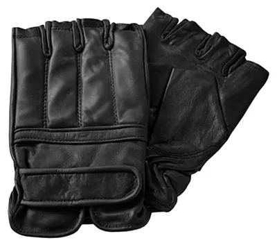 Produktbild von Lederhandschuhe ohne Finger aus Quarzsand