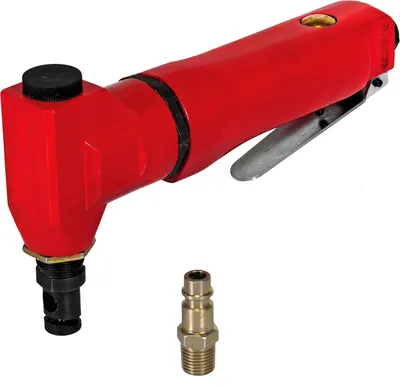 Produktbild von Druckluft Blechknabber 3.500 U/Min, Schnittstärkenbreite: 1,1 mm, Betriebsdruck: 6,2 bar inkl. Anschlussnippel 1/4" - Blechschere Blechnibbler