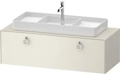 Produktbild von DURAVIT WT4982M39390000 Konsolen-WTU wandh. White Tulip 550x1