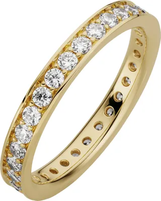 Produktbild von Orolino Ring 333/- Gold gelb 058 (18,5) Zirkonia weiß 067370152