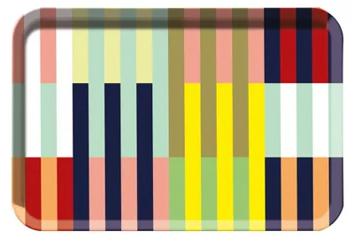 Produktbild von REMEMBER Havanna, Klassisches Serviertablett, Rechteck, Melamin, Mehrfarbig, 450 mm, 295 mm