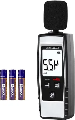Obrázok produktu pre Prenosný hlukomer 30–130 dB, sivý