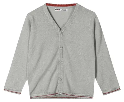 Image de Minoti - Cardigan pour bébé garçon, jersey MN112 (146) (gris)
