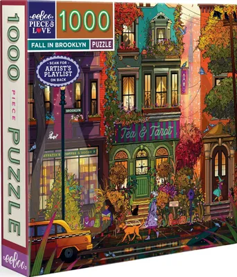 Image de Eeboo - Puzzle "Automne à Brooklyn" - 1000 pièces, puzzle pour adultes
