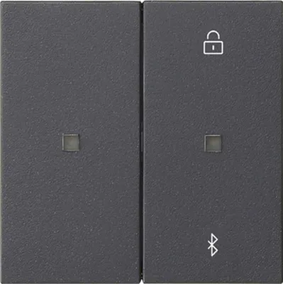 Produktbild von Gira System 3000 Jalousie- und Schaltuhr BT System 55 Anthrazit Bluetooth App