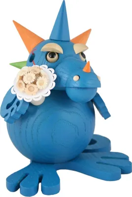 Immagine prodotto di Smoking ball dragon Papa blu HxLxP = 12x10x10cm NUOVO