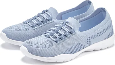 Produktbild von LASCANA Sneaker Slipper, Halbschuh, Slip-On-Sneaker, hellblau Größe 39