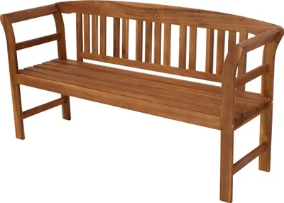Produktbild von TPFGarden GARTENBANK / Holzbank Rosali 157cm 3-sitzer aus Akazie massiv - Holz von höchster Qualität - Farbton: Akazie Braun - - - 1 Stück