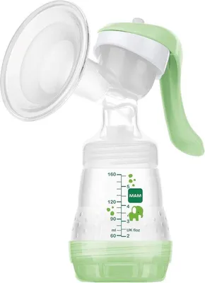 Produktbild von Manuelle Brustpumpe aus weichem Silikon mit universellem Trichter