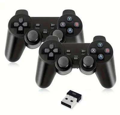 Productafbeelding van Gamepad, 2,4 GHz draadloos, ondersteuning voor duale controllers, geschikt voor 2 pc's
