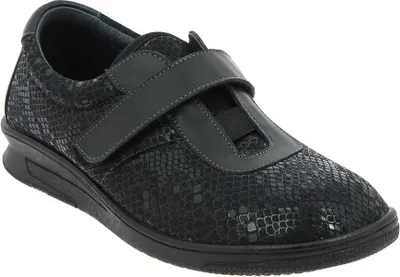 Produktbild von PodoWell NOVA Damenschuh für Hallux valgus, schwarz, Größe 1: 39