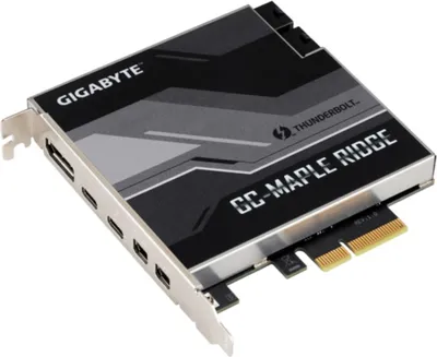 Produktbild von GIGABYTE GC-MAPLE RIDGE Schnittstellenkarte/Adapter Eingebaut DisplayPort, Mini DisplayPort, Thunderbolt 4, USB 3.2 Gen 2 (3.1 Gen 2)