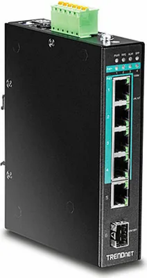 Immagine prodotto di TrendNet TI-PG541 TRENDnet Industrie Switch 5 Port Gbit Unman. L2 PoE+ Metall