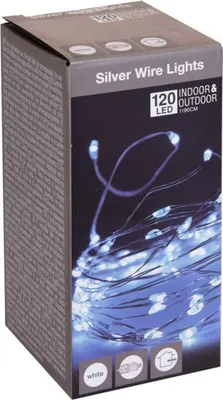 Produktbild von Lichterketten Girland 120 LED Kaltweiß