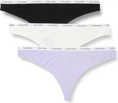 Produktbild von CALVIN KLEIN String 3er Pack Thong Tanga Slip Stringpanty Grösse: XL