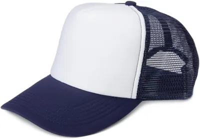 Produktbild von styleBREAKER Uni 5-Panel Trucker Cap mit Mesh-Einsatz | verstellbares Basecap mit Click Snap Verschluss | luftiges Netz Cap für Damen und Herren