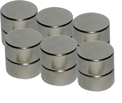 Produktbild von 20 Stück Neodym Magnete extra stark 10 mm Neodymmagnet