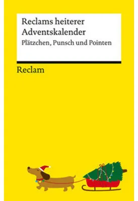 Zdjęcie produktu dla Reclams heiterer Adventskalender. Plätzchen, Punsch und Pointen