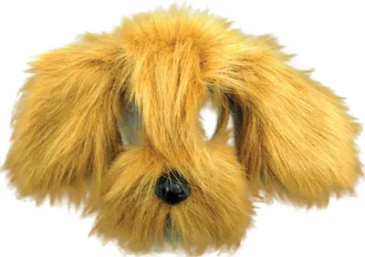 Image de Bristol Novelty Masque de Chien Shaggy Unie Sur Bandeau Avec Ton BN2551 (Taille Unique) (Marron Clair)